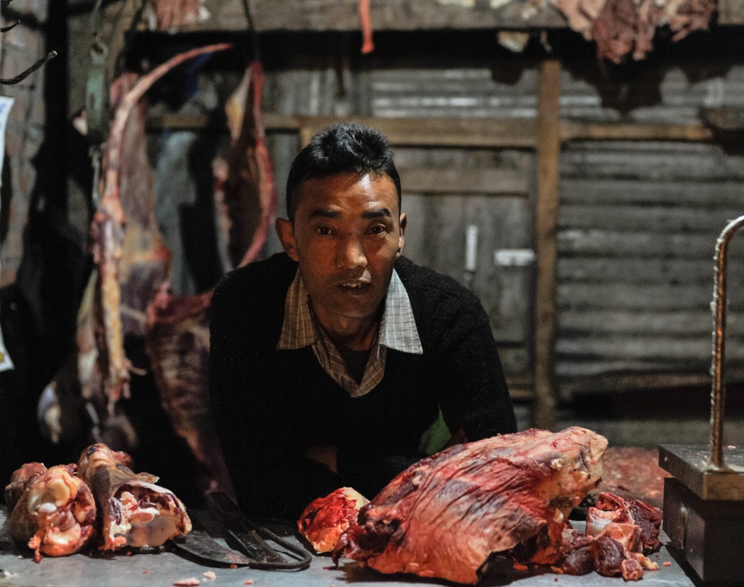 Butcher, Darjeeling, Documentary Photograph, © Stuart Coleman butcher darjeeling documentary photography stuart coleman