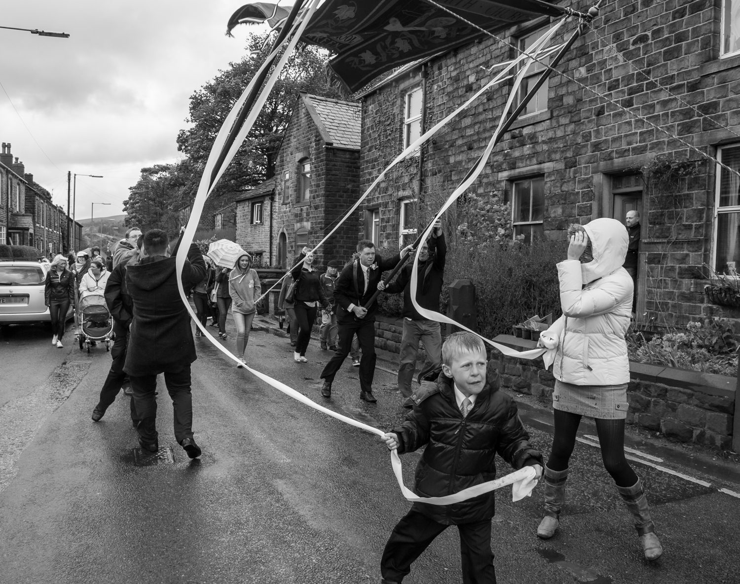 Windy Whit Friday, Documentary Photograph, © Stuart Coleman windy whit friday documentary photography stuart coleman