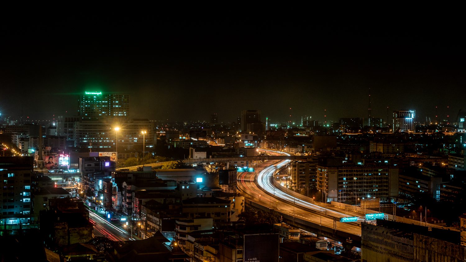 Bangkok Nightscape, Landscape Photograph, © Stuart Coleman bangkok nightscape landscape photography stuart coleman