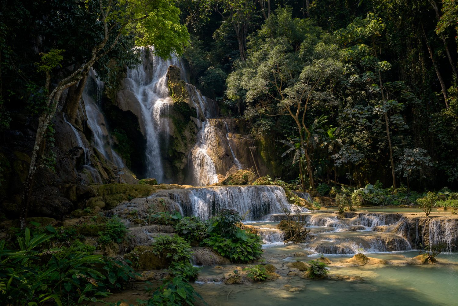Waterfall, S.E. Asia, Landscape Photograph, © Stuart Coleman waterfall se asia landscape photography stuart coleman